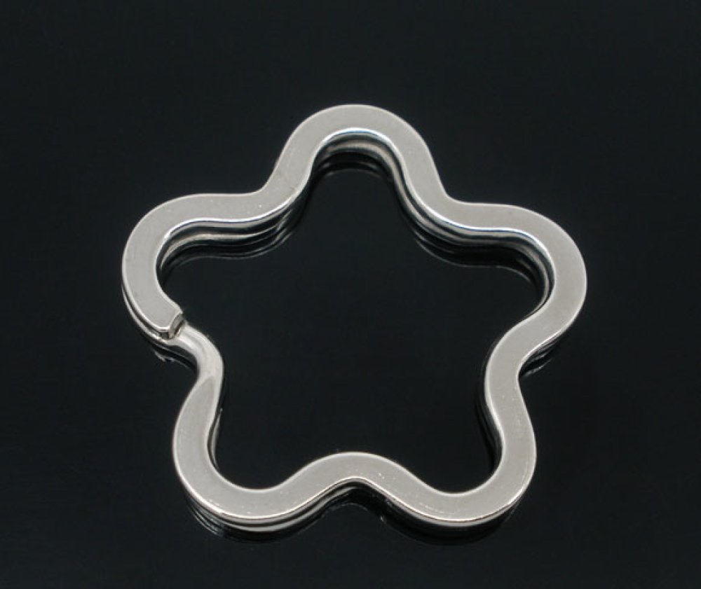 Porta-chaves em forma de flor 34 x 35 mm