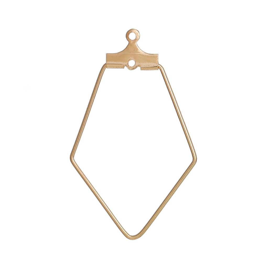 Suporte para brincos em ouro Diamond Primer N°02 x 10 peças