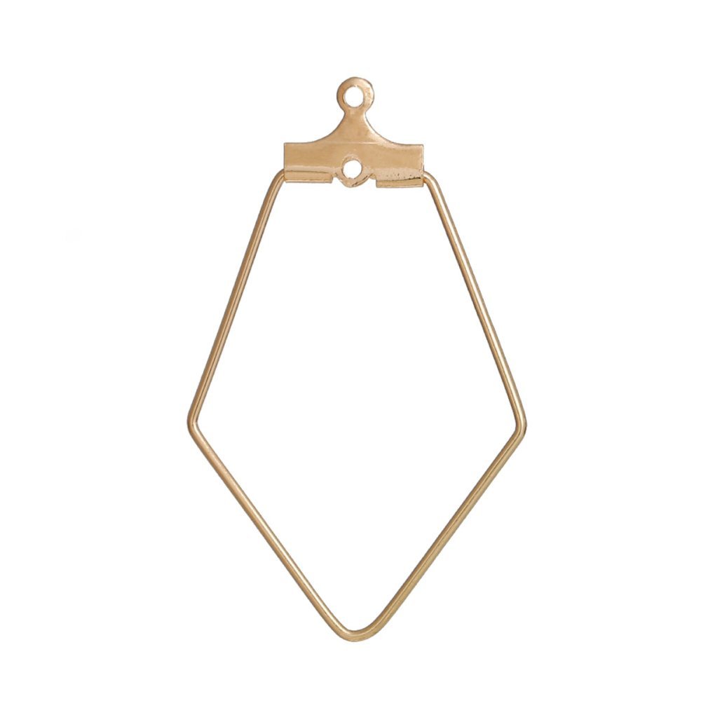 Suporte para brincos em ouro Diamond Primer N°02 x 10 peças