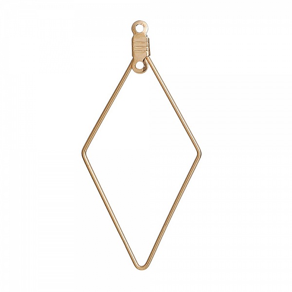 Suporte para brincos em ouro Diamond Primer N&deg;01 x 1 pe&ccedil;a