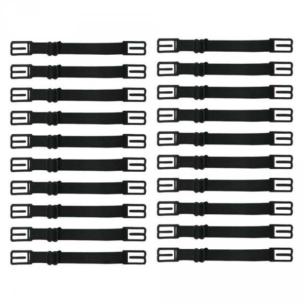 Correia el&aacute;stica 20 Extens&otilde;es ajust&aacute;veis da m&aacute;scara Gancho para a orelha Extens&atilde;o da m&aacute;scara preta