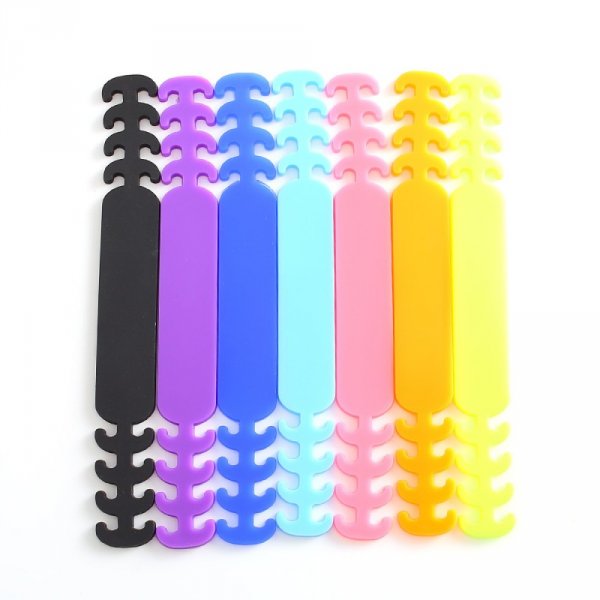 Correia el&aacute;stica 5 Protectores auriculares ajust&aacute;veis para a m&aacute;scara Violeta