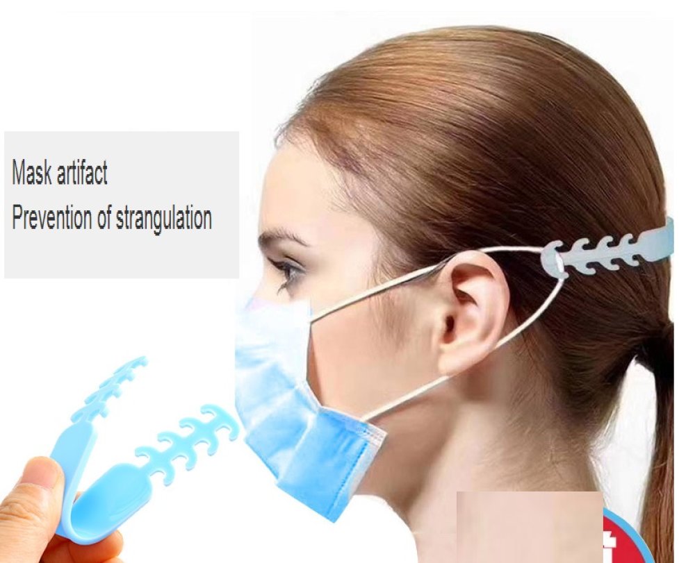 Cinta elástica Protector auricular ajustável, resistente à dor de ouvido Amarelo