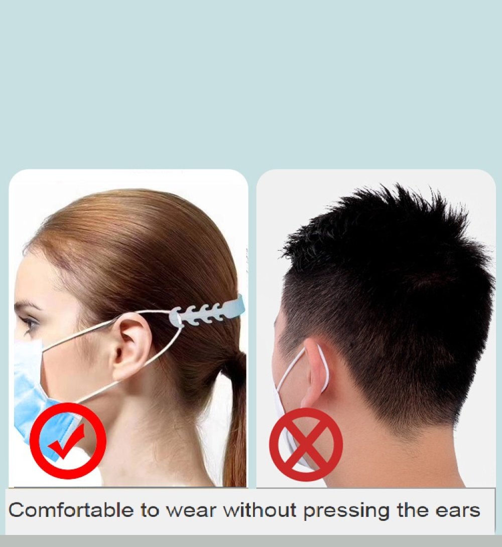 Cinta elástica Protector auricular ajustável, resistente à dor de ouvido Amarelo