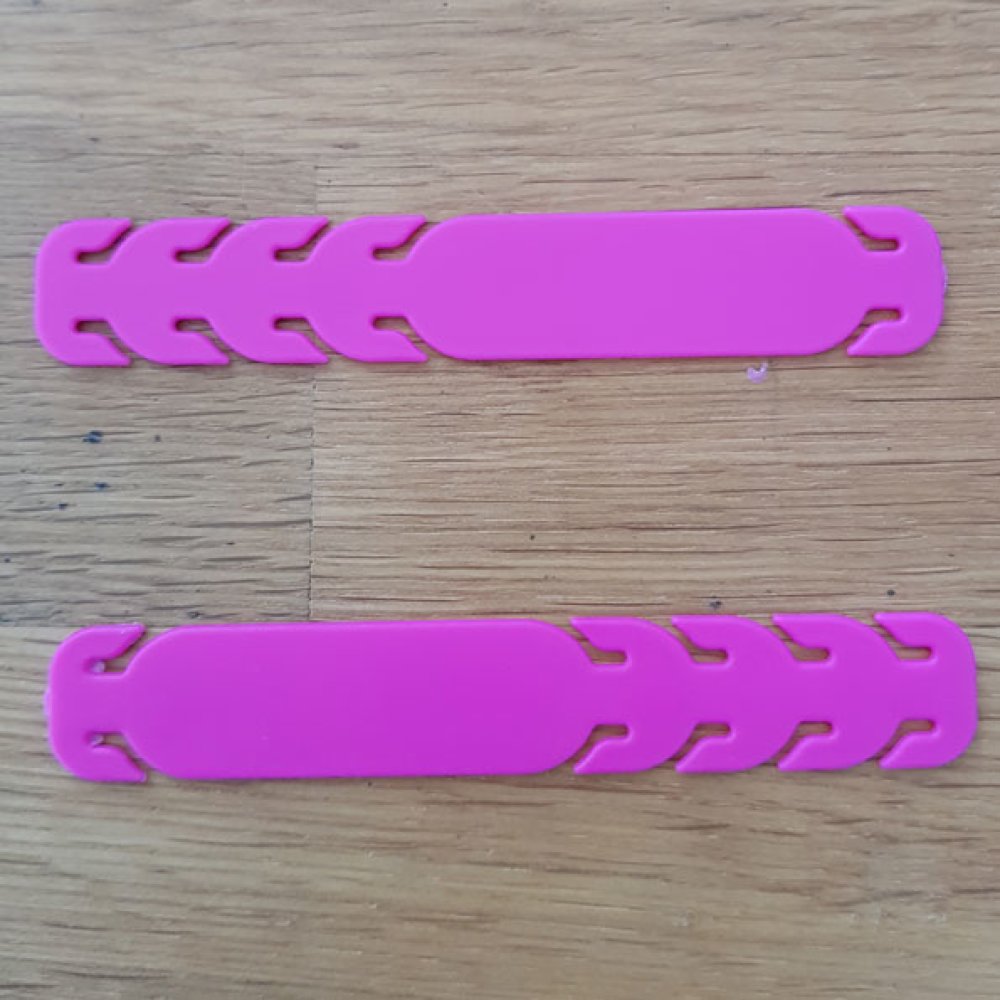 Fita elástica Protector auricular ajustável para máscara N°02 Fushia