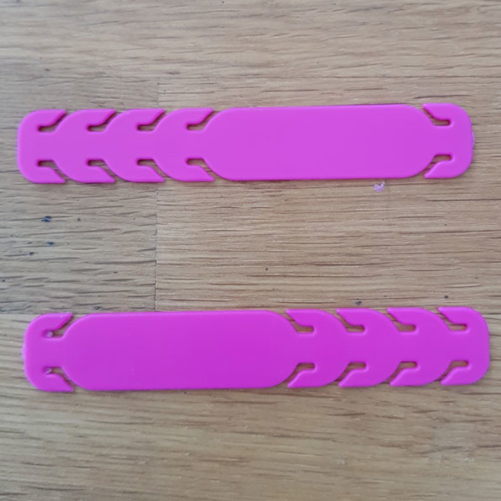 Fita elástica Protector auricular ajustável para máscara N°02 Fushia