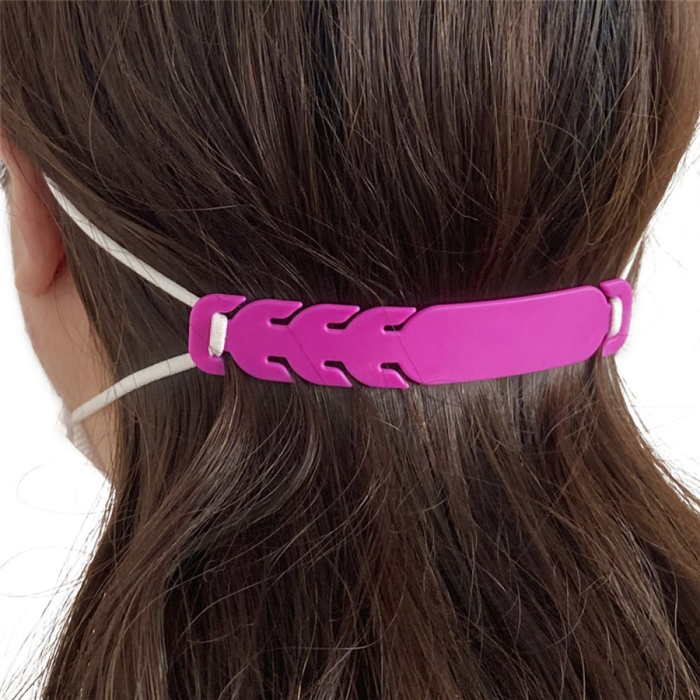 Fita elástica Protector auricular ajustável para máscara N°02 Fushia