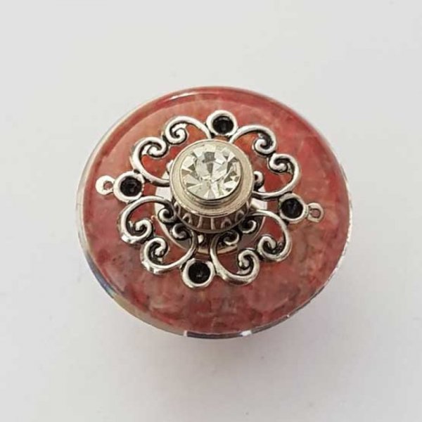 Bague Vis Modulable interchangeable acier inoxydable taille 17 anneau &eacute;pais