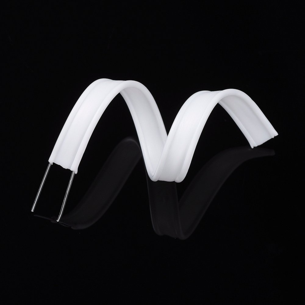 Tira de ponte x 10 peças de nariz 15 cm N°02-02 Barra de nariz de arame duplo