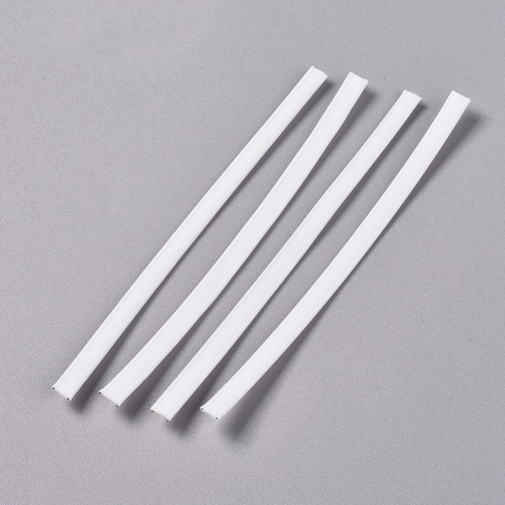 Tira de ponte x 10 peças de nariz 15 cm N°02-02 Barra de nariz de arame duplo