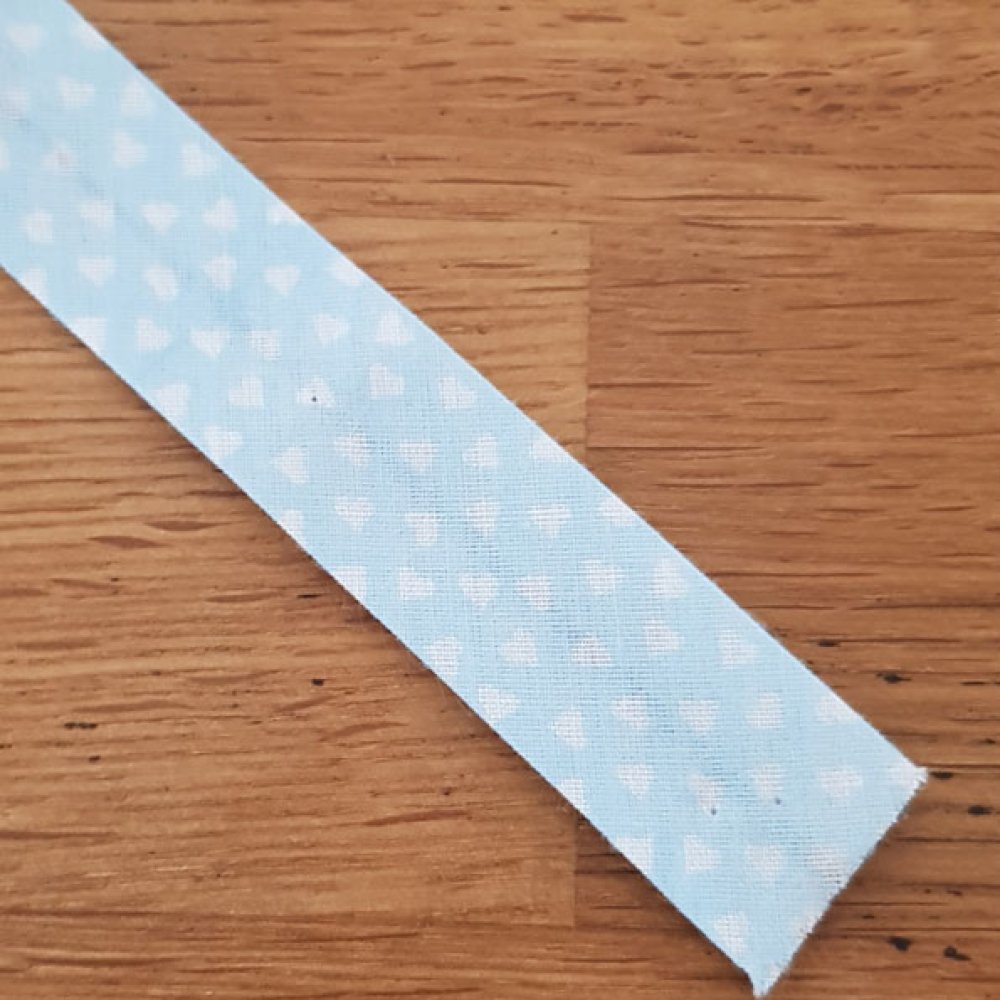 Bias Fancy heart all têxtil 1 Meter collar 01