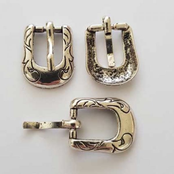 Boucle de ceinture Argent N&deg;04.1