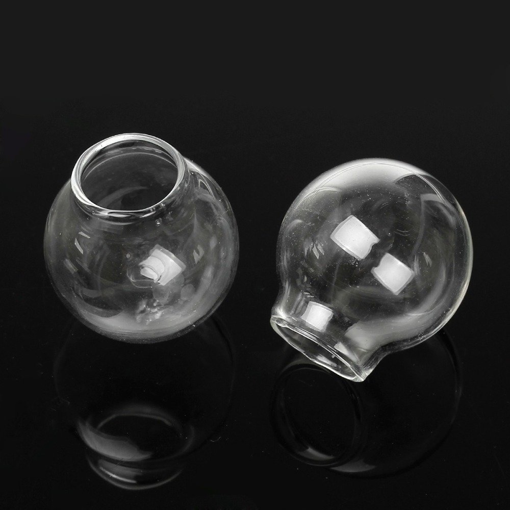 Bolas de vidro globo 01 35 mm 5 peças para encher