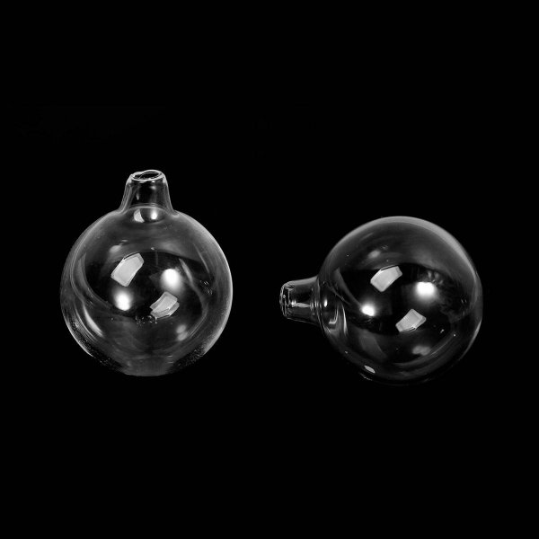 Bolas de vidro redondas para encher um frasco de 25 mm 3 pe&ccedil;as