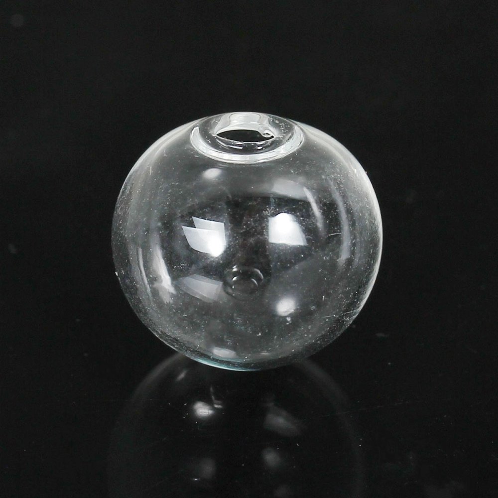 Bolas de vidro redondas 10mm 20 peças para encher