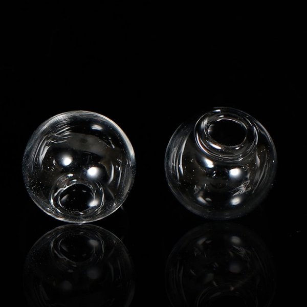 Bolas de vidro redondas 12mm 20 pe&ccedil;as para encher