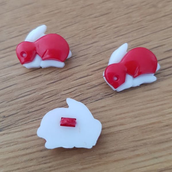 Bot&atilde;o com desenho de coelho para crian&ccedil;as n.&ordm; 01