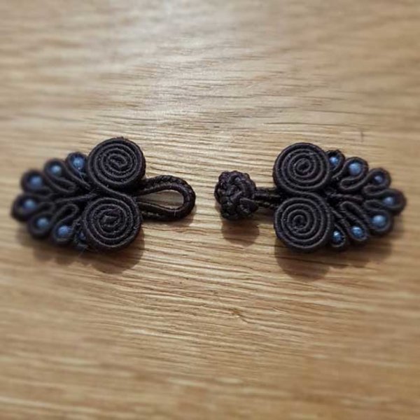 Bouton passementerie brandebourg style chinois N&deg;03