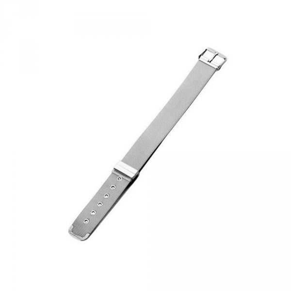 Pulseira de a&ccedil;o inoxid&aacute;vel 10 mm Prata