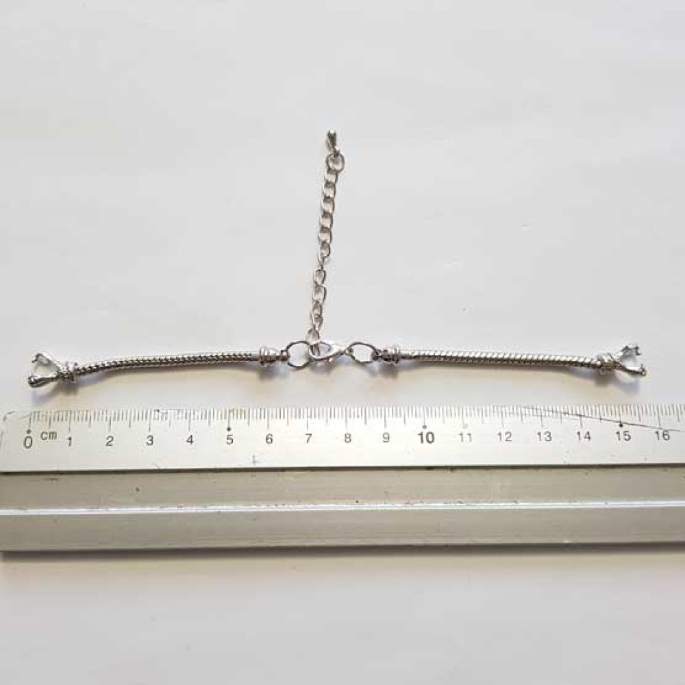 Pulseira de corrente com mostrador de relógio de estilo europeu com fecho de lagosta 7 X 8,5 cm