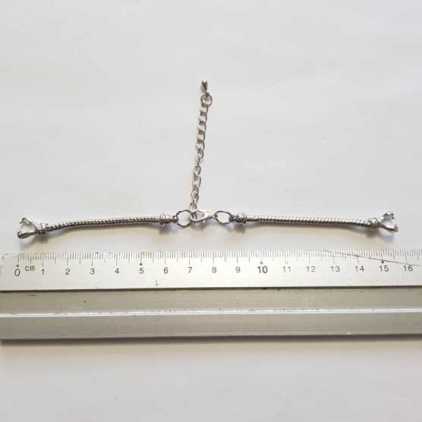 Pulseira de corrente com mostrador de rel&oacute;gio de estilo europeu com fecho de lagosta 7 X 8,5 cm