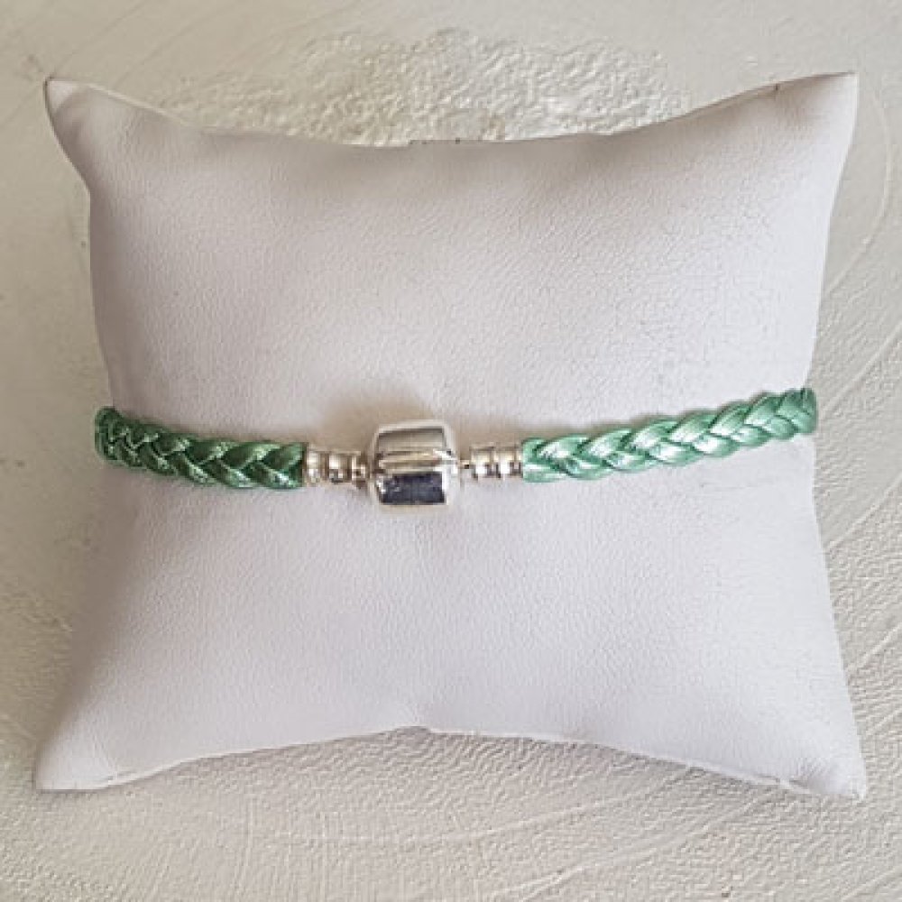 Pulseira de clipe europeu Plain 03 DE 15 A 23 CM Sylvergreen