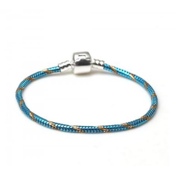 Pulseira de clipe europeu 19 cm Fecho liso N&deg;27-01