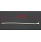 Pulseira de clipe europeu 21 cm Fecho liso Banhado a prata 925