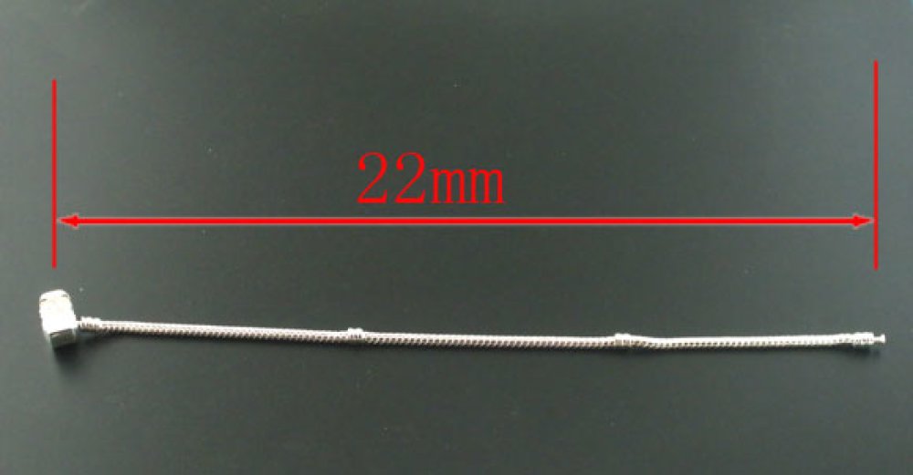 Pulseira de clipe europeu 22 cm Fecho liso Banhado a prata 925