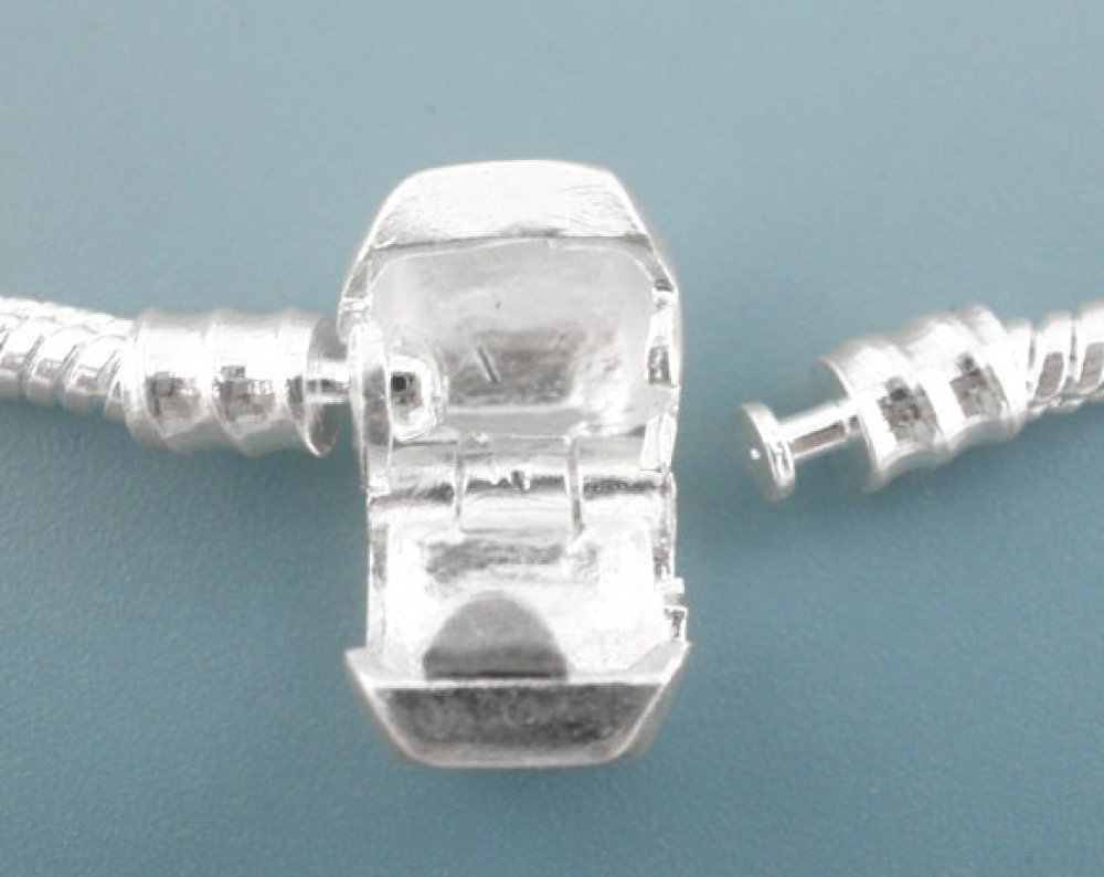 Pulseira de clipe europeu 15cm Fecho de amor
