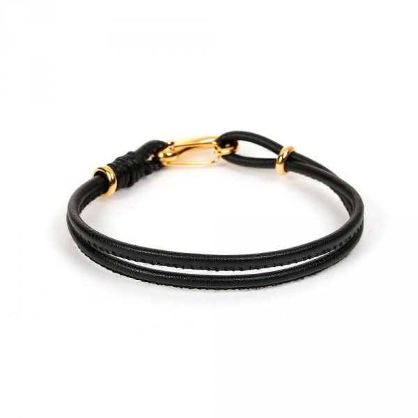 Pulseira Europeia Double Uni Preta