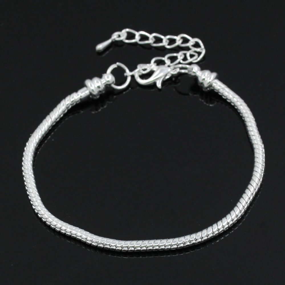 Bracelete mosquetão europeu 17cm
