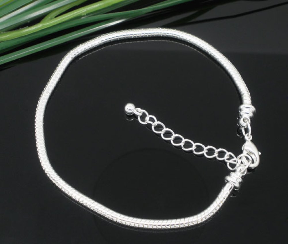 Bracelete mosquetão europeu 22cm
