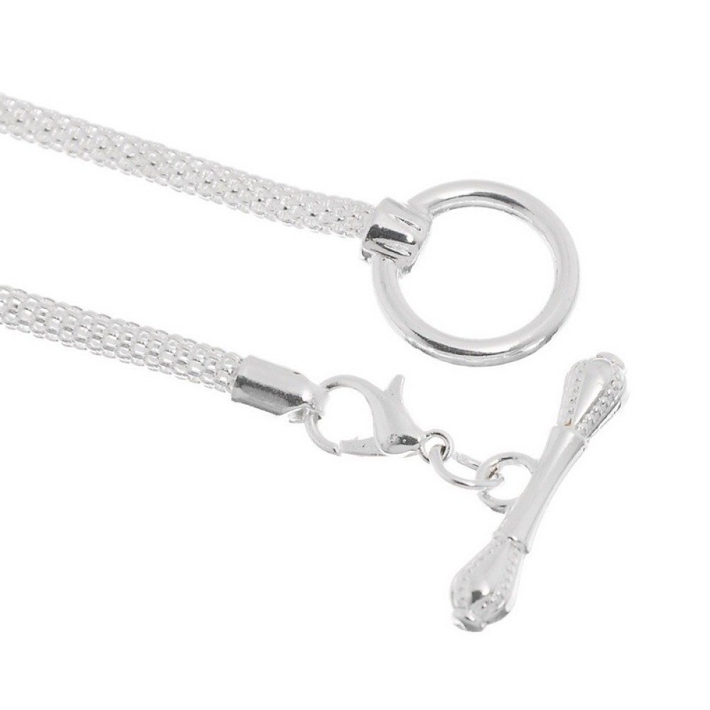 Pulseira de alternância europeia 17cm