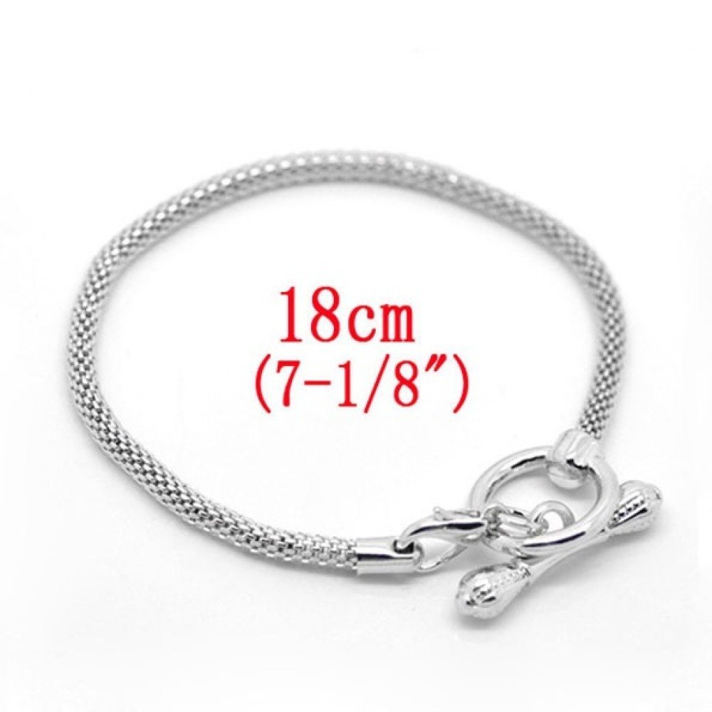Pulseira de alternância europeia 18cm