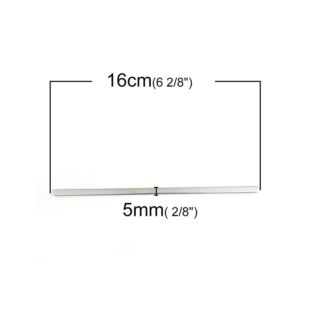 Pulseira de punho em aço inoxidável de 5 mm N°06 para dobrar