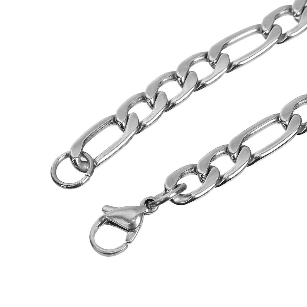Bracelete N°01 em aço inoxidável 304, 21 cm