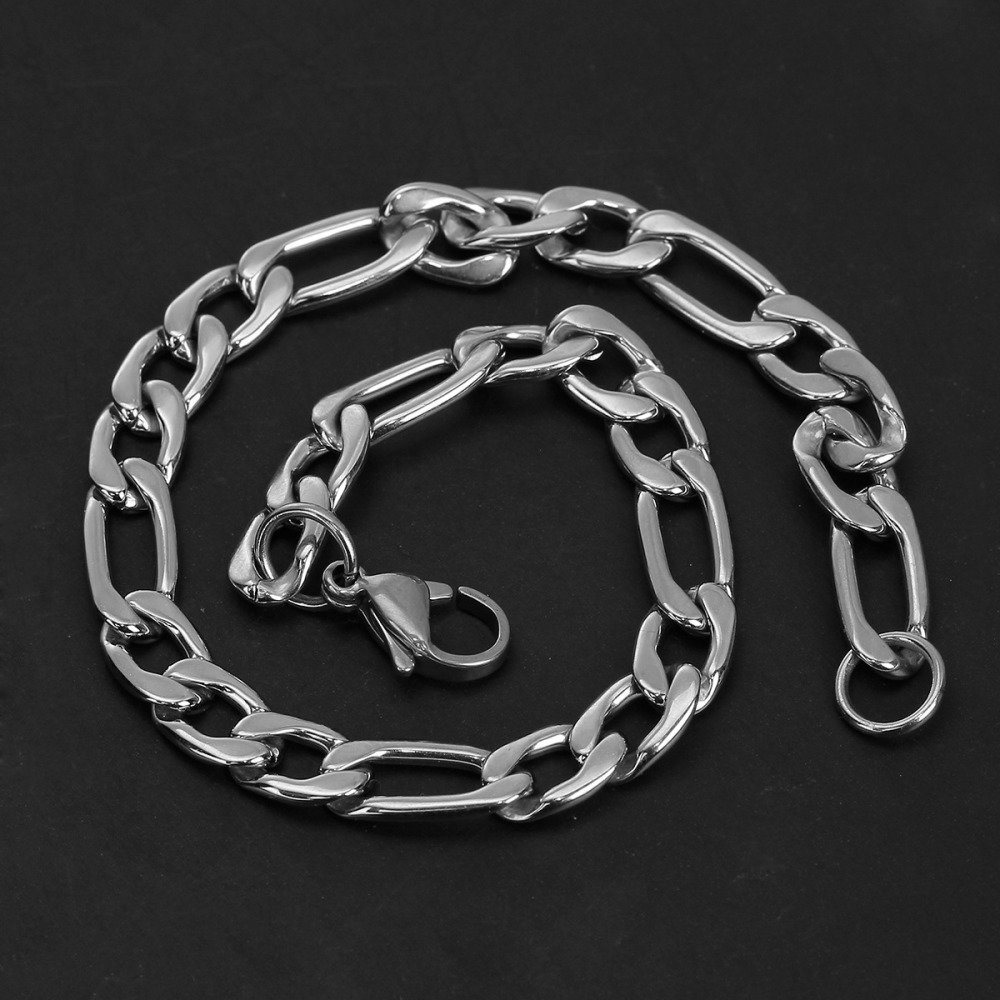 Bracelete N°01 em aço inoxidável 304, 21 cm