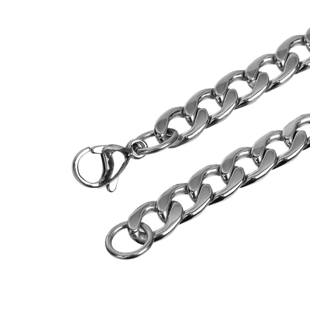 Pulseira N°03 em aço inoxidável 304, 21 cm