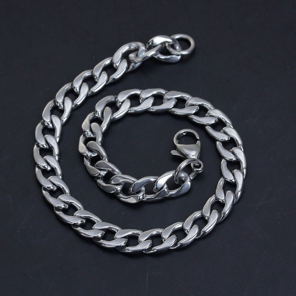 Bracelete N°04 em aço inoxidável 304, 20,5 cm