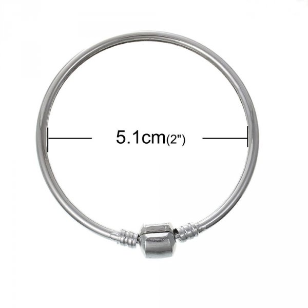 Bracelet Rigide N&deg;07 Argent 18 cm