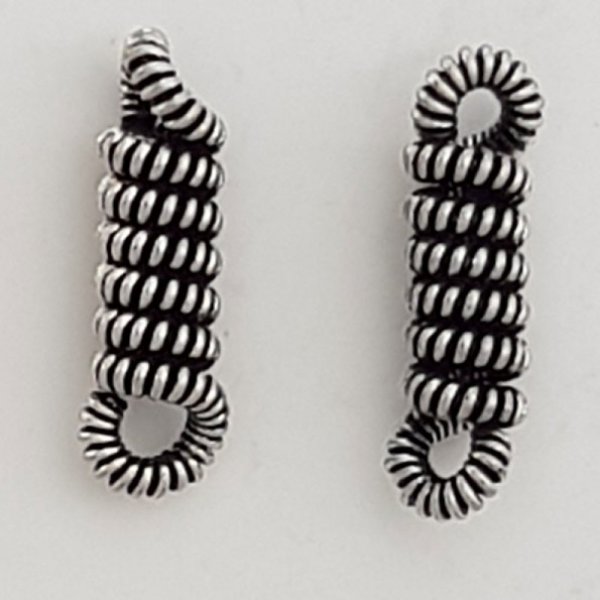 Charm Bar 2 an&eacute;is N&deg;04 Prata 