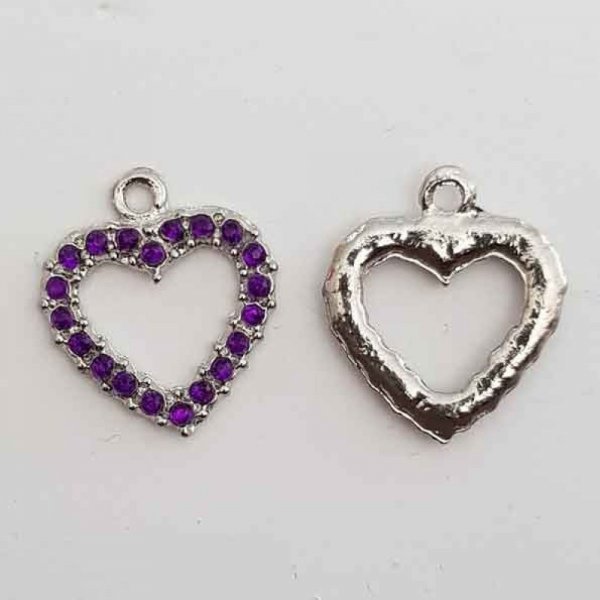 Pendente cora&ccedil;&atilde;o N&deg;04