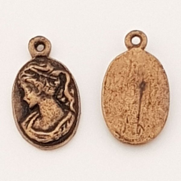 Charm Cameo mulher N&deg;01 Bronze