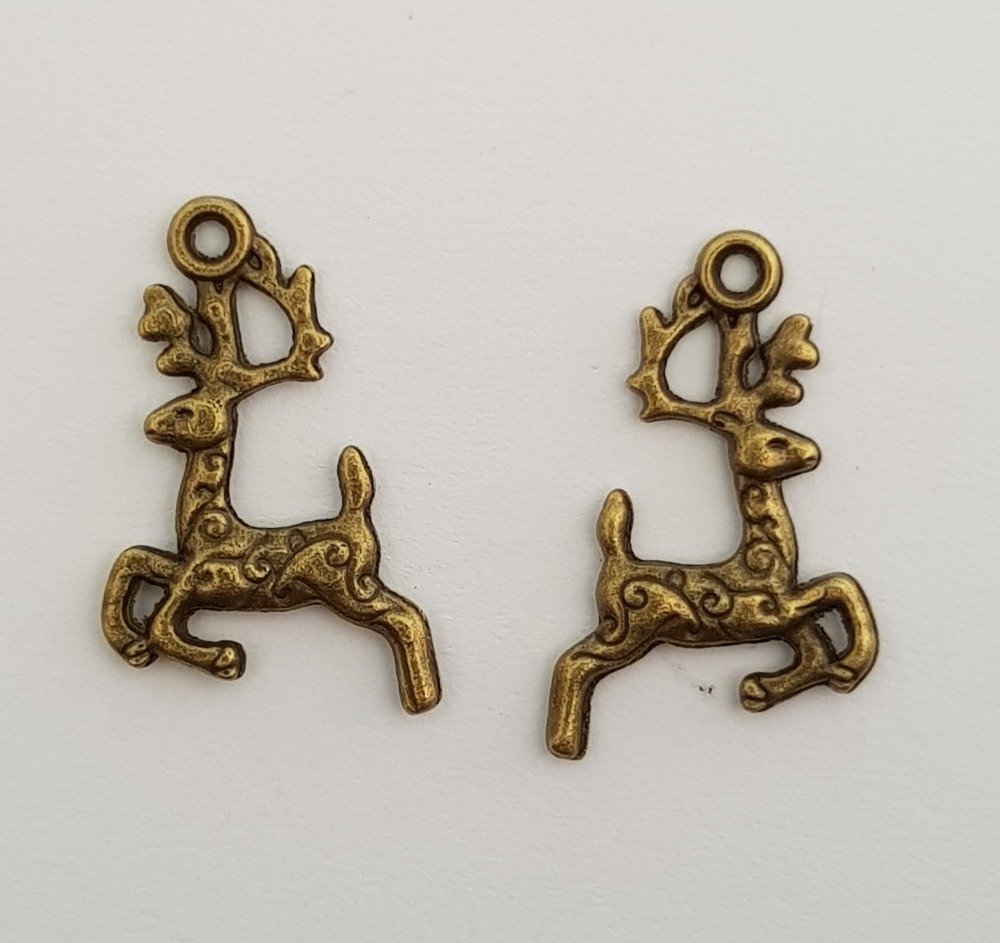 Charm veado N°02 x 2 peças