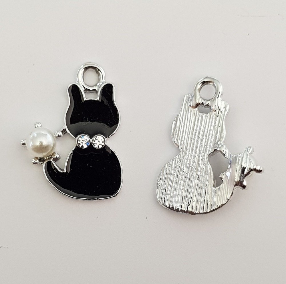 Pendente gato N°13 X 10 peças