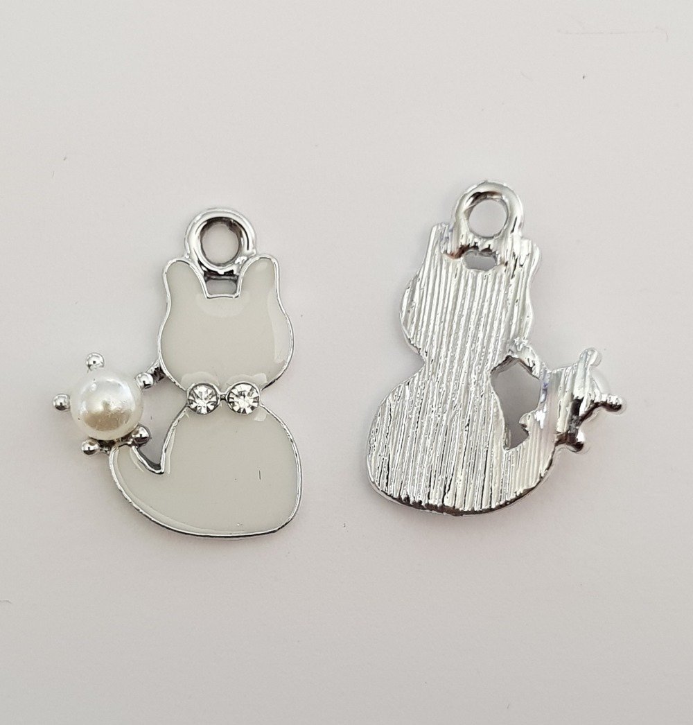 Pendente gato N°14 X 5 peças