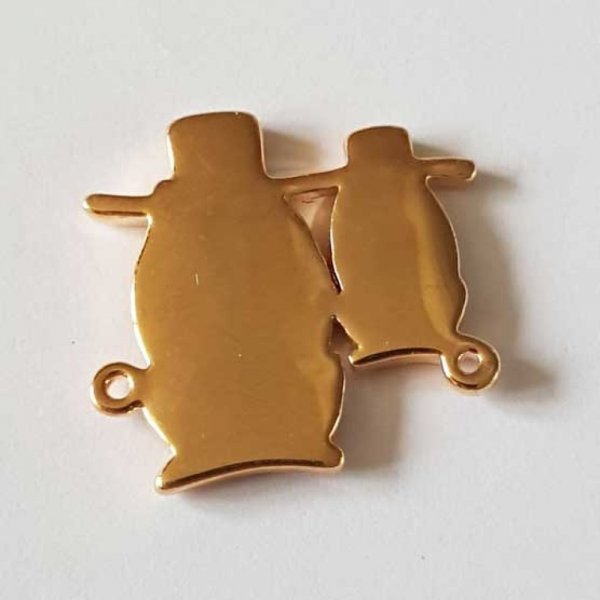 Breloque Chouette N&deg;45 Dor&eacute;