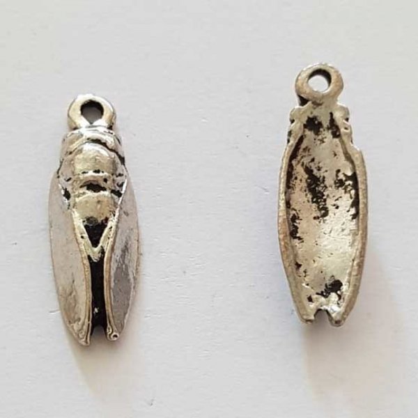 Breloque Cigale N&deg;02 Argent