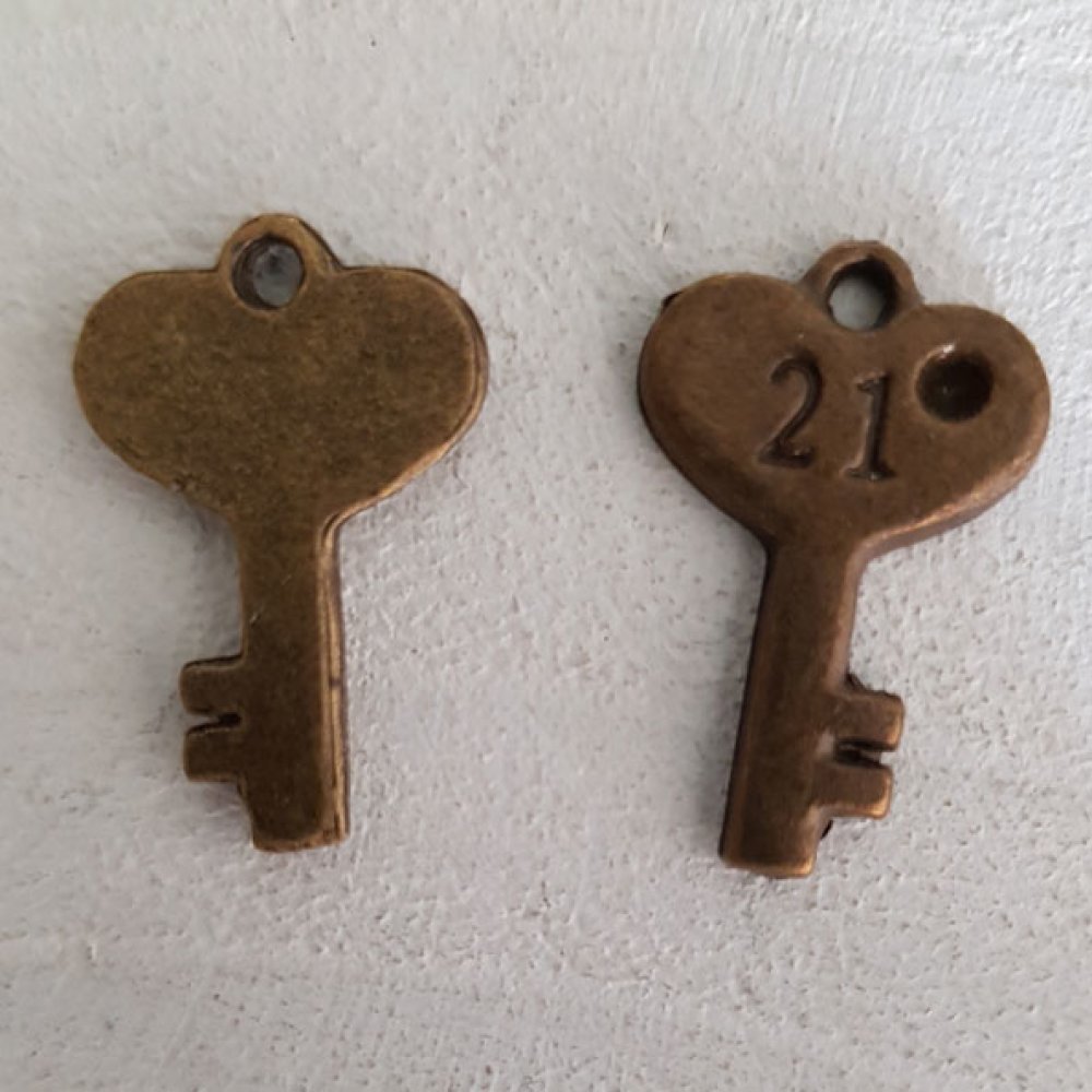 Pendente de chave N°15 Bronze